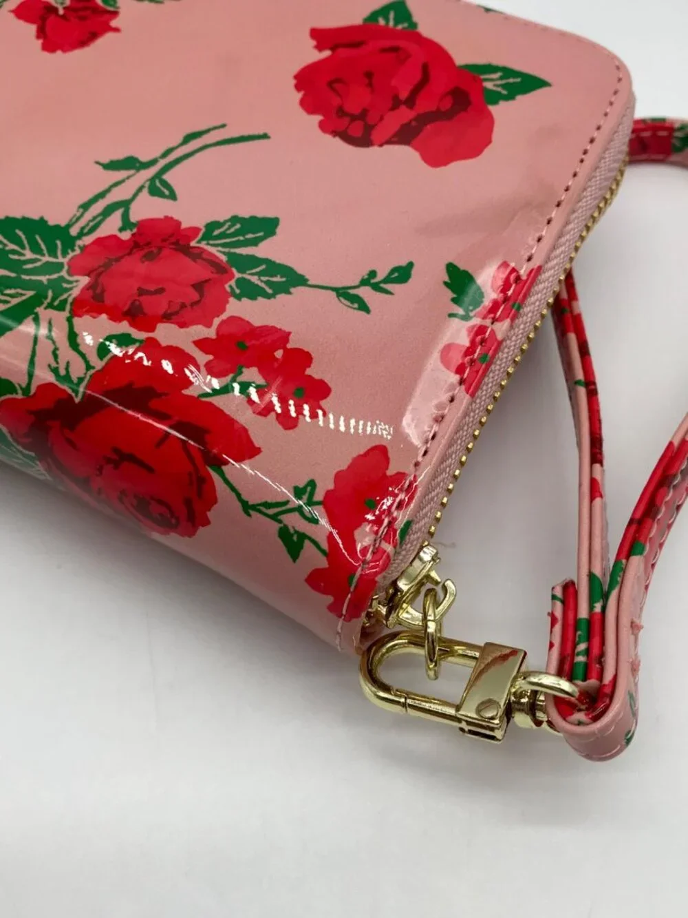 Betsey Johnson Blush Pink Floral Clutch